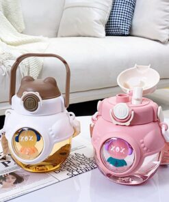 Hug Bear Double Drink Big Belly Water Bottle