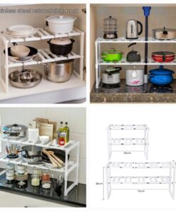 Adjustable under sink organiser SK