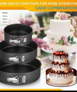 3pcs cake mold 18cm/20cm/22cm