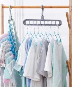 Magic Space Saving Clothes Hangers / Hanger 9 Slots, Innovative Design for Heavy Clothes