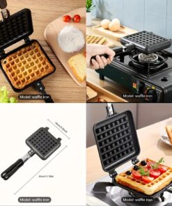 Waffle maker iron material