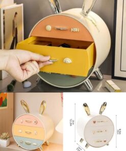 Desktop Stationery Storage Box Dormitory Cosmetics Storage Box Multi Layer Box