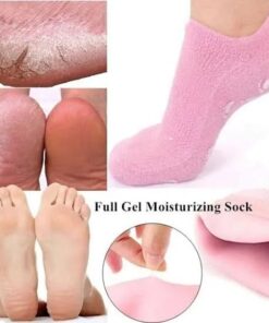 Silicone Gel Moisturizing Ultra-Soft Spa Socks for Repair Dry Cracked Feet and Ankles