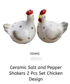 Ceramic salt and pepper