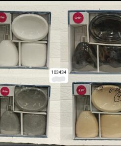 3pcs ceramic bath set