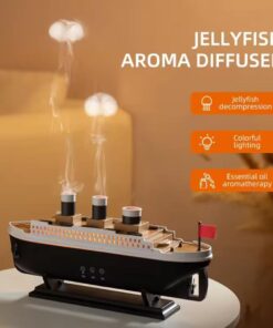 Titanic Ship Model Air Humidifier Jellyfish Smoke Ring