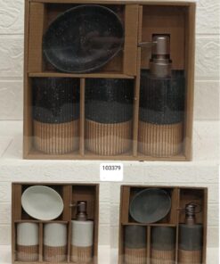 4pcs Ceramic bath set