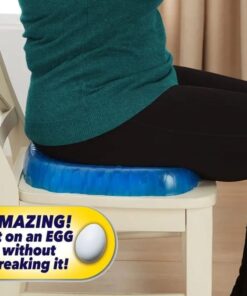 Non Slip Egg Sitter Gel Seat Cushion Soft Sitting Support Pad Cushion for Car and Office Chair Seat Pads Breathable