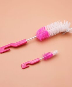 Baby Feeder brush set / feeder brush for cleaning feeding bottle set 2 in 1