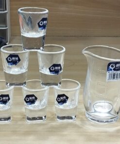 35ml glass 125ml jug 7pcs set glass material