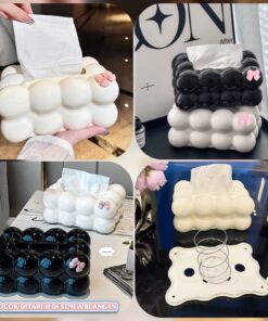 Bubble Bow Tissue Box