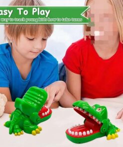 Toy Crocodile Teeth Toys Game for Kids Large Crocodile Biting Finger Dentist Games Funny Alligator Teeth Toys