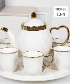 Tea set with tray