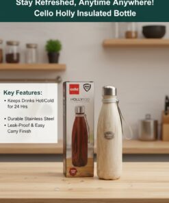 Cello Water Bottle Stainless Steel 500ml