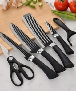 6-Piece Stainless Steel Kitchen Knife Set