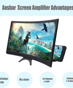 L6 Curved Screen Mobile Phone Amplifier Curved Magnifying Glass Eye Protection 3D Screen Amplifier