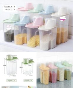 Lentil jar plastic  2.5litre