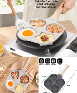 4 postion non stick fry pan