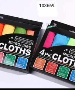 Microfiber 4pcs clothes