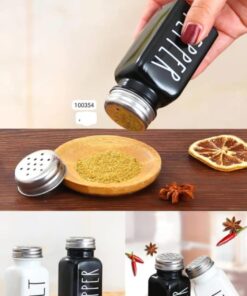 Salt and pepper glass material