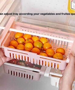 Stretchable Plastic Fridge Basket
