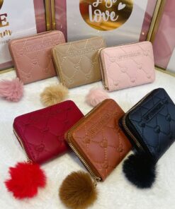 Imported Short Ladies Wallets Purse for Women Stylish PU Leather Wallets for Daily Use Hand Purses for Girls