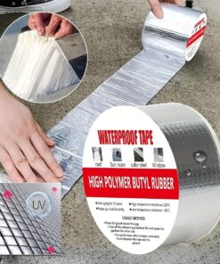 Waterproof trap tape, aluminum foil self-adhesive tape, color steel tile roof repair  ( 3 meter)