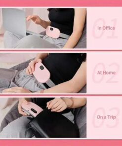 Electric Heating Pad for Menstrual Cramp Relief,  USB Type-C, Travel-Friendly Women's Massager Belt
