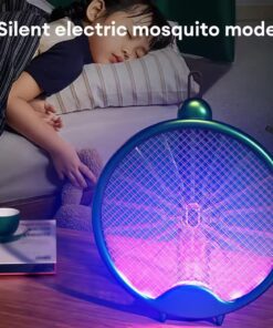 USB Mosquito Killer  Electric Racket Foldable Insect Zapper Fly Swatter Rechargeable BugBest price guaranteed Code;AQ