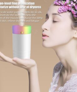 Air Humidifier Essential Oil Aroma Diffuser Nozzle With Coloful LED Light Ultrasonic Humidifiers Aromatherapy Diffuser Lamp