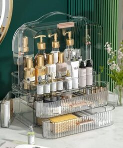 Transparent Dustproof Makeup Organizer