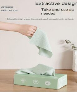 20 PCS Microfiber Tissue Cloth Box - Cleaning Towel - Reusable and Washable - Reusable Wipes for Cleaning