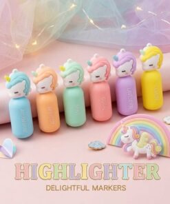 Unicorn  Highlighter Each Box 6 pcs