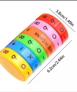 Montessori Preschool Puzzle Game Numerical Symbols Mathematical Skills Magnetic Block Calculation