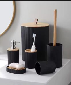 6pcs Bathroom set plastic