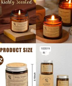 Candles glass material