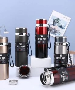 Insulated Water Bottle, Stainless Steel Water Bottle for 12 Hours Hot & Cold