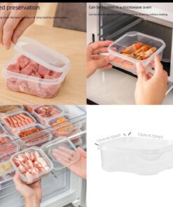Refrigerator box plastic pack of 3