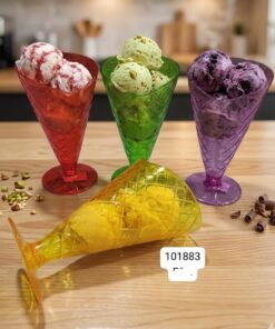 Ice cream glass plastic (Pack of 2)