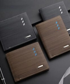 New Striped Wallet Men