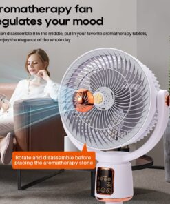 10 Inch Rechargeable Fan With Remote