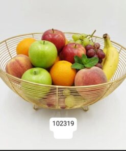 Golden fruit basket