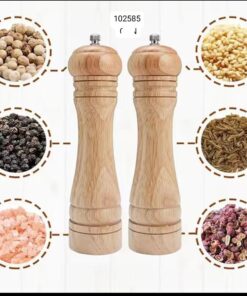 Wooden pepper grinder
