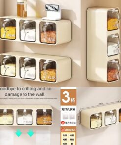 Wall mounted spice rack