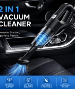 2 in 1 Cordless Car Vacuum Cleaner