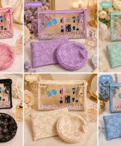 Pack of 3 Stylish & Organizer Makeup Pouch Set