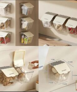 Wall mounted spice jar