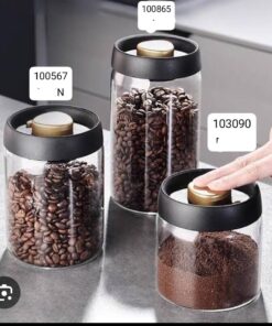 Lock Airtight jar glass material