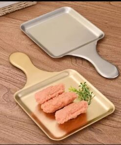 Stainless steel golden plate