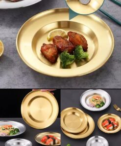 Golden plate